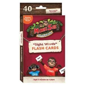  MonkiSee Sight Words Flash Cards: Toys & Games