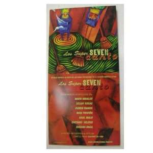   Los Super Seven Poster Lobos Rick Trevino Raul Malo 