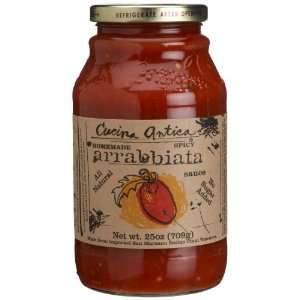 Cucina Antica Spicy Arrabbiata, 25 Ounce Jars (Pack of 6)  