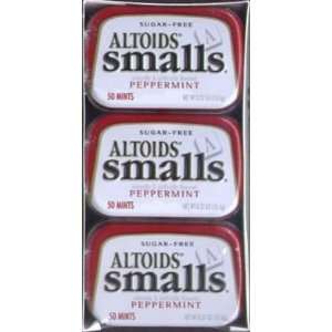 Altoids Peppermint Smalls   Sugar Free   (9 Tin CASE 