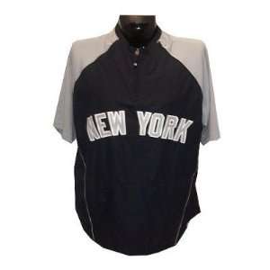 Jacket   NY Yankees 2010 Team Issued # 41 Road Short Sleeve Light Cage 