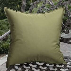  Sunbrella 20 Outdoor Throw Pillows in Bright Green (Set 