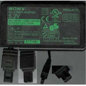  Sony Adapter PEGA AC10 Input 100 240V, Output 5.2V2A 