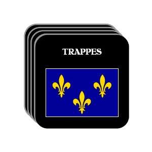  Ile de France   TRAPPES Set of 4 Mini Mousepad Coasters 