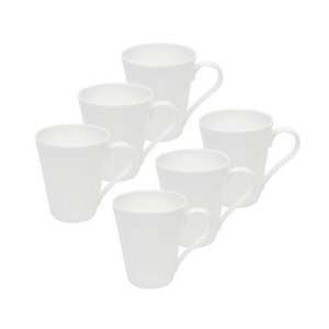  Maxwell & Williams Cashmere Conical Mugs Set of 6 white 