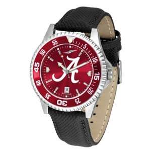 Alabama Crimson Tide Bama Mens Leather Wristwatch Sports 