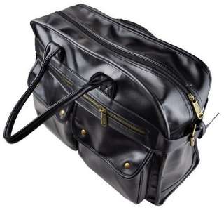 Mens Leather Travel Luggage Gym Shoulder Bag Tote (MB100010)  