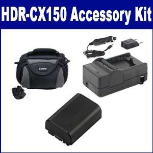 Sony HDR CX150 Camcorder Accessory Kit includes: SDNPFV50 Battery, SDM 