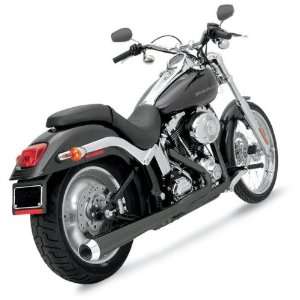  Bassani Black Long Road Rage 2 into 1 System SFT237B 