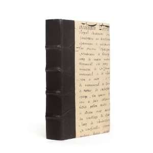 Single Solid Black Script Decorative Book