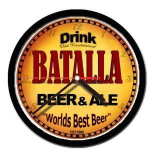  BATALLA beer and ale cerveza wall clock 