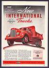 1947 International KB Model Dump Truck art vintage prom