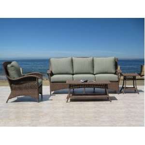   Lounge Chair 4 Piece Set With Sunbrella Fabric: Patio, Lawn & Garden