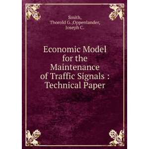  Economic model for the maintenance of traffic signals 