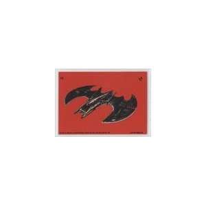   the Movie Stickers (Trading Card) #13   Batplane 