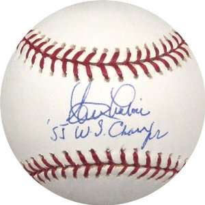 Clem Labine 55 WS Champs Autographed/Hand Signed Baseball:  