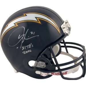 LaDainian Tomlinson Autographed Helmet  Details San Diego Chargers 