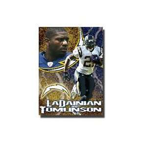 LaDainian Tomlinson #21 San Diego Chargers NFL Woven Tapestry Throw 
