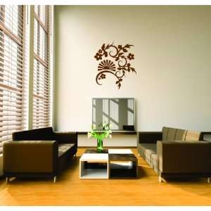    Removable Wall Decals  Bird and flower design