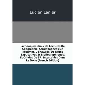   IntercalÃ©es Dans Le Texte (French Edition) Lucien Lanier Books