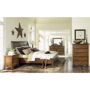 Rockport Low Profile Bed Footboard in Distressed Chestnut   California 