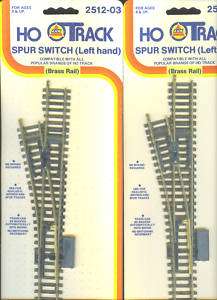 HO TRACKSIDE SPUR SWITCH LEFT HAND BRASS TRAIN LAYOUTS  