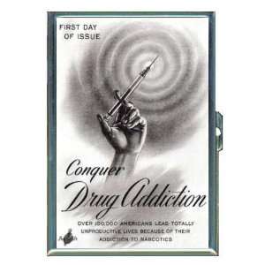  Conquer Drug Addiction Needle ID Holder, Cigarette Case or 