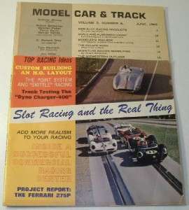 Model Car & Track Magazine, June 1965, Slot Cars  
