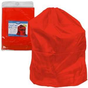  Heavy Duty Jumbo Sized Nylon Laundry Bag   RED: Health 