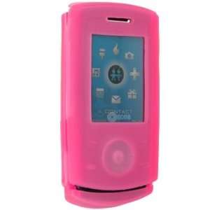 com Helio Mysto Silicone Rubber Skin Case Cover Hot Pink Cell Phones 