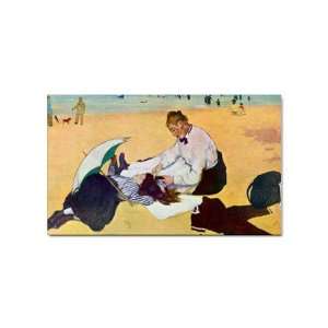 Small Girls on the Beach By Edgar Degas Magnet Office 