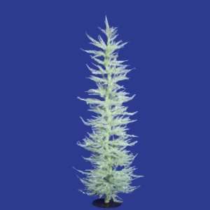  Pack of 2 Whimsical Seafoam Green Laser Christmas Trees 4 
