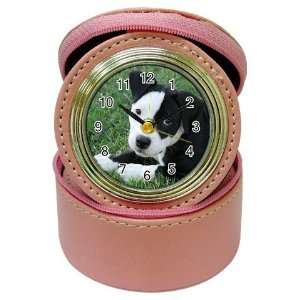  American Pit Bull Puppy Dog Jewelry Case Clock M0013 