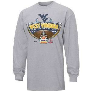   Mountaineers Ash 2008 Tostitos Fiesta Bowl Bound Long Sleeve T shirt