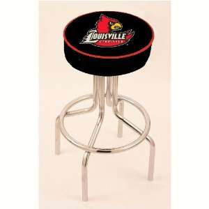 Louisville Cardinals 30 Tulip base Swivel Bar Stool with 4 Thick 