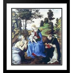  Lippi, Filippino 20x22 Framed and Double Matted Holy 