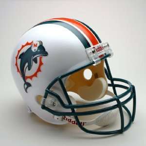  Miami Dolphins Replica Style Full Size Helmet: Sports 
