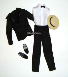 Ken Fashion Black Tuxedo, Top Hat For Ken Doll lg  
