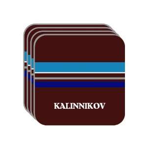  Personal Name Gift   KALINNIKOV Set of 4 Mini Mousepad 