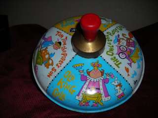 VINTAGE CHEIN TIN TOY SPIN TOP SPINNING TOP  