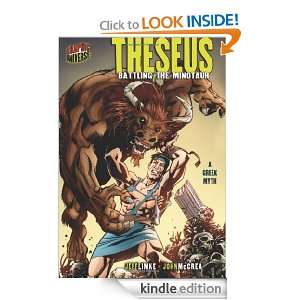 Graphic Myths and Legends Theseus Battling the Minotaur a Greek 
