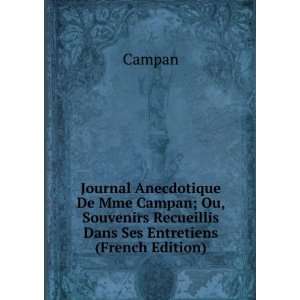   De Sa Correspondance (French Edition) Jeanne Louise H. Campan Books