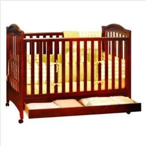  Jeanie Crib With Drawer in Cherry by Athena Baby