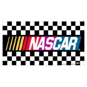    NASCAR Checkered Flag Logo XL Door Mat *SALE*: Sports & Outdoors