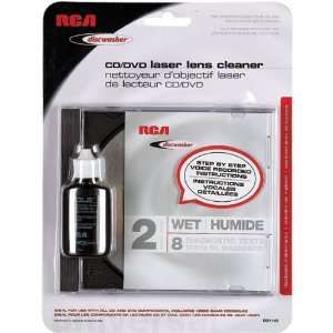   CD/DVD LASER LENS CLEANERS (2 BRUSH; WET)   RD1142: Electronics