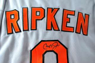 Cal Ripken Signed Orioles Framed Jersey STEINER Thumbnail Image