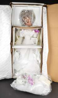 Danbury Mint Summer Splendor by Rustie Porcelain Bride Doll 26 in 