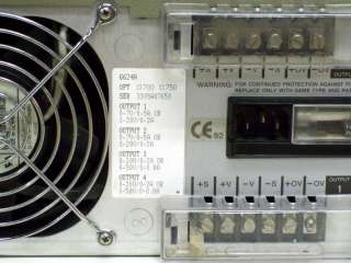 AGILENT HP 6624A DC POWER SUPPLY 40W 4 OUTPUT  