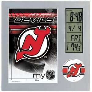  New Jersey Devils Desk Clock and Picture Frame Sports 