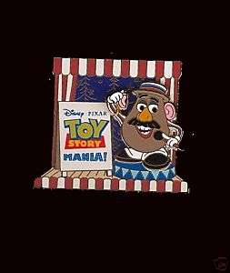 Disney Toy Story Mania Mr. Potato Head Barker 3D Pin  